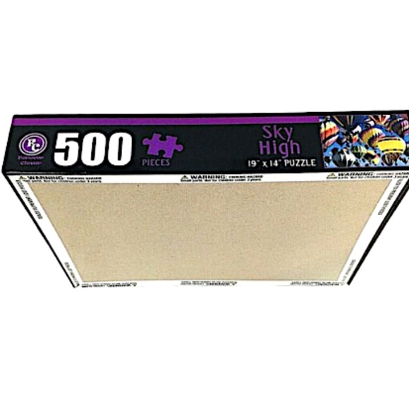 NEW Hot Air Balloon Puzzle 500 Pieces Sky High 19"x14" Forever Clever New Sealed - Picture 7 of 9